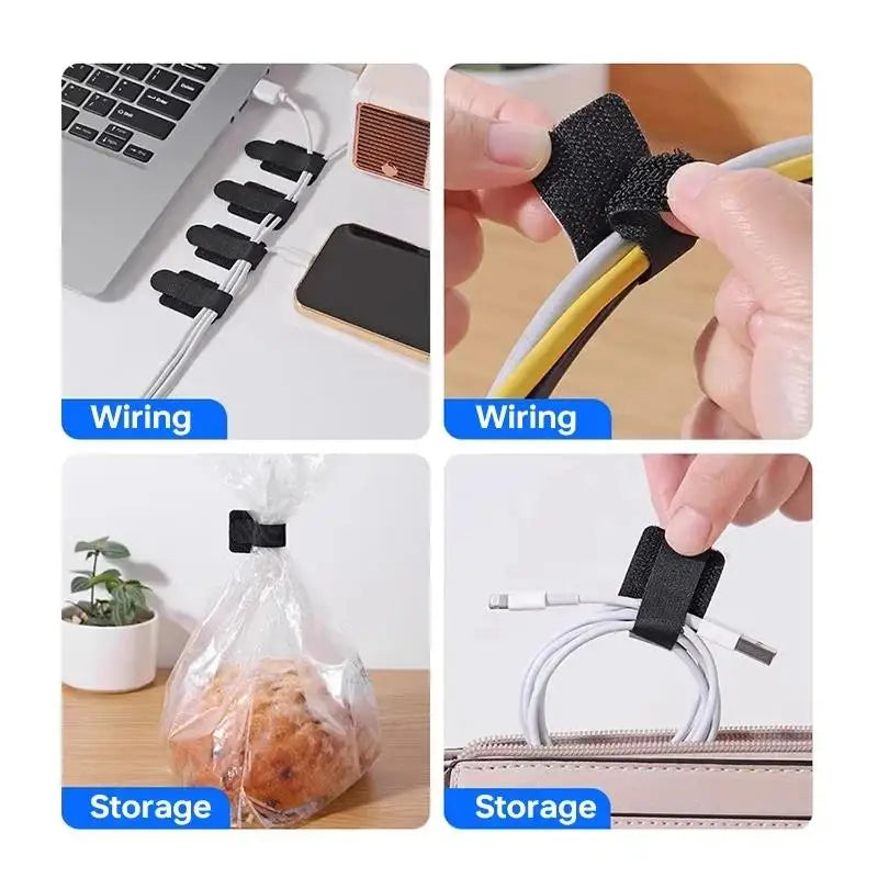 Reusable Adhesive Cable Organizer