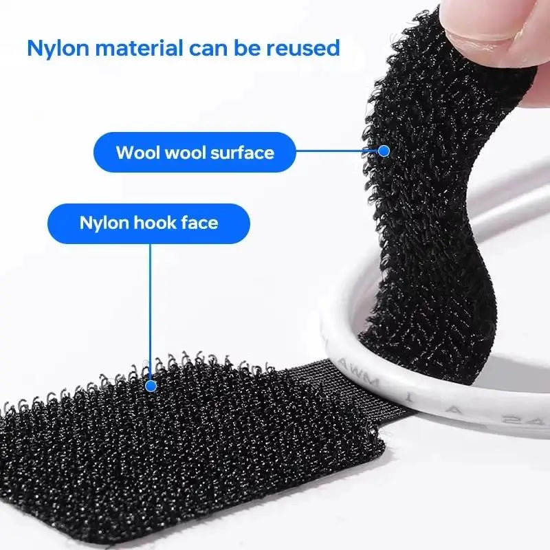 Reusable Adhesive Cable Organizer