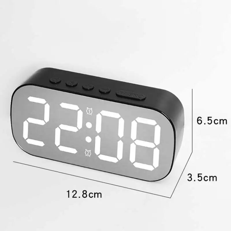 Digital LED Desk Clock with Alarm