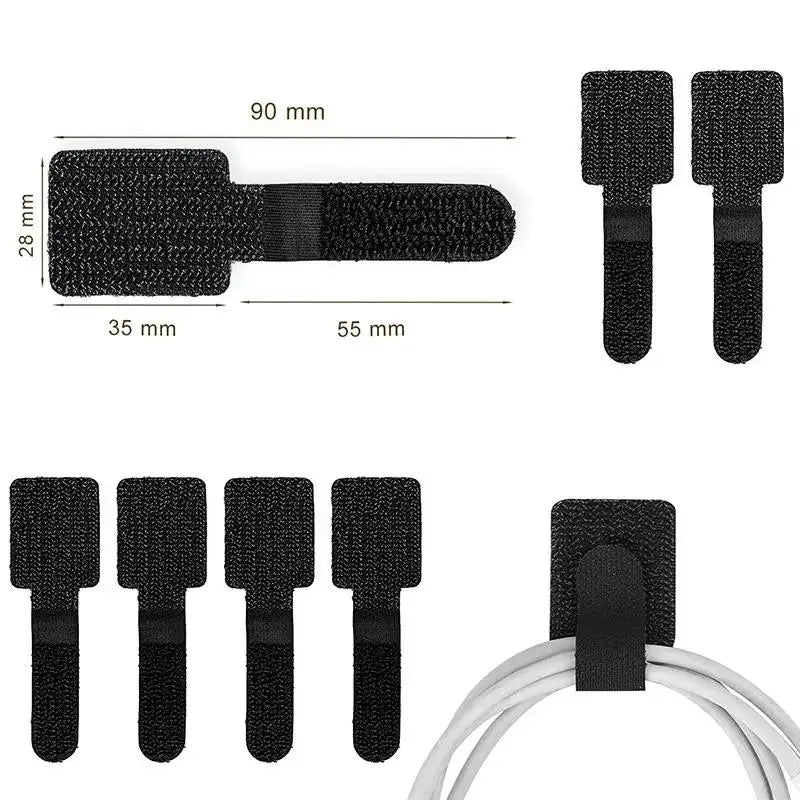 Reusable Adhesive Cable Organizer