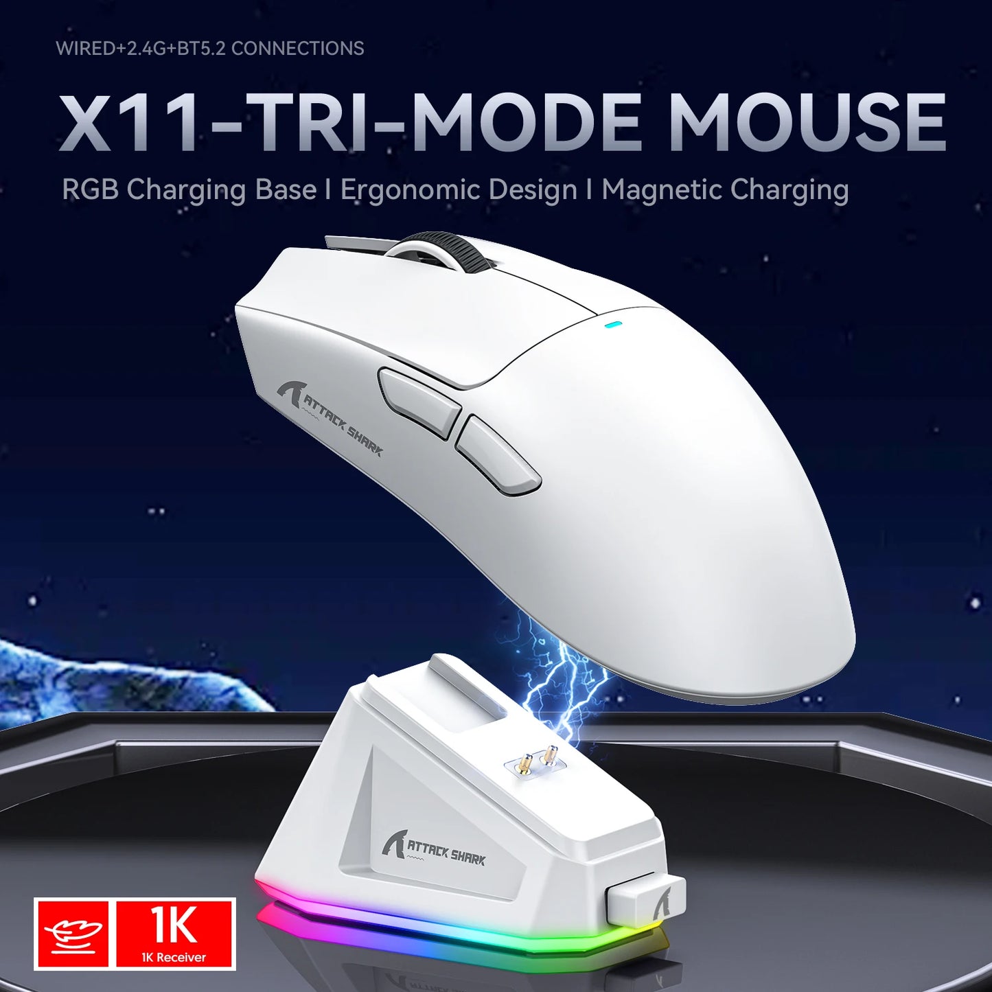 Attack Shark X11 Wireless Gamer Mouse