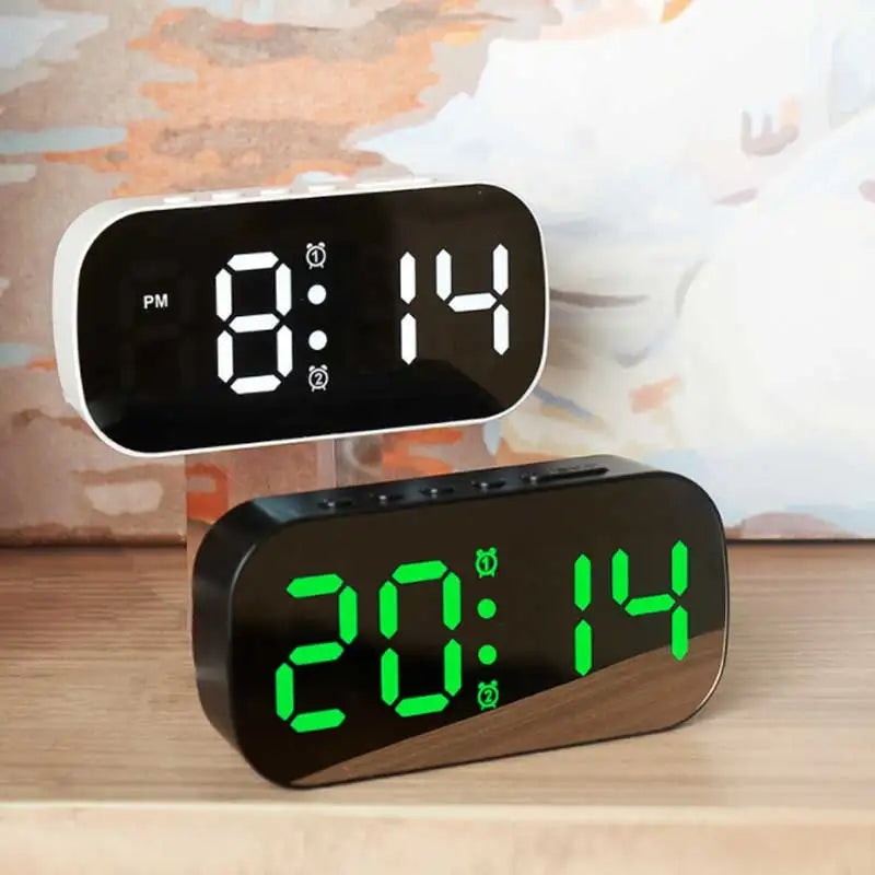 Digital LED Desk Clock with Alarm
