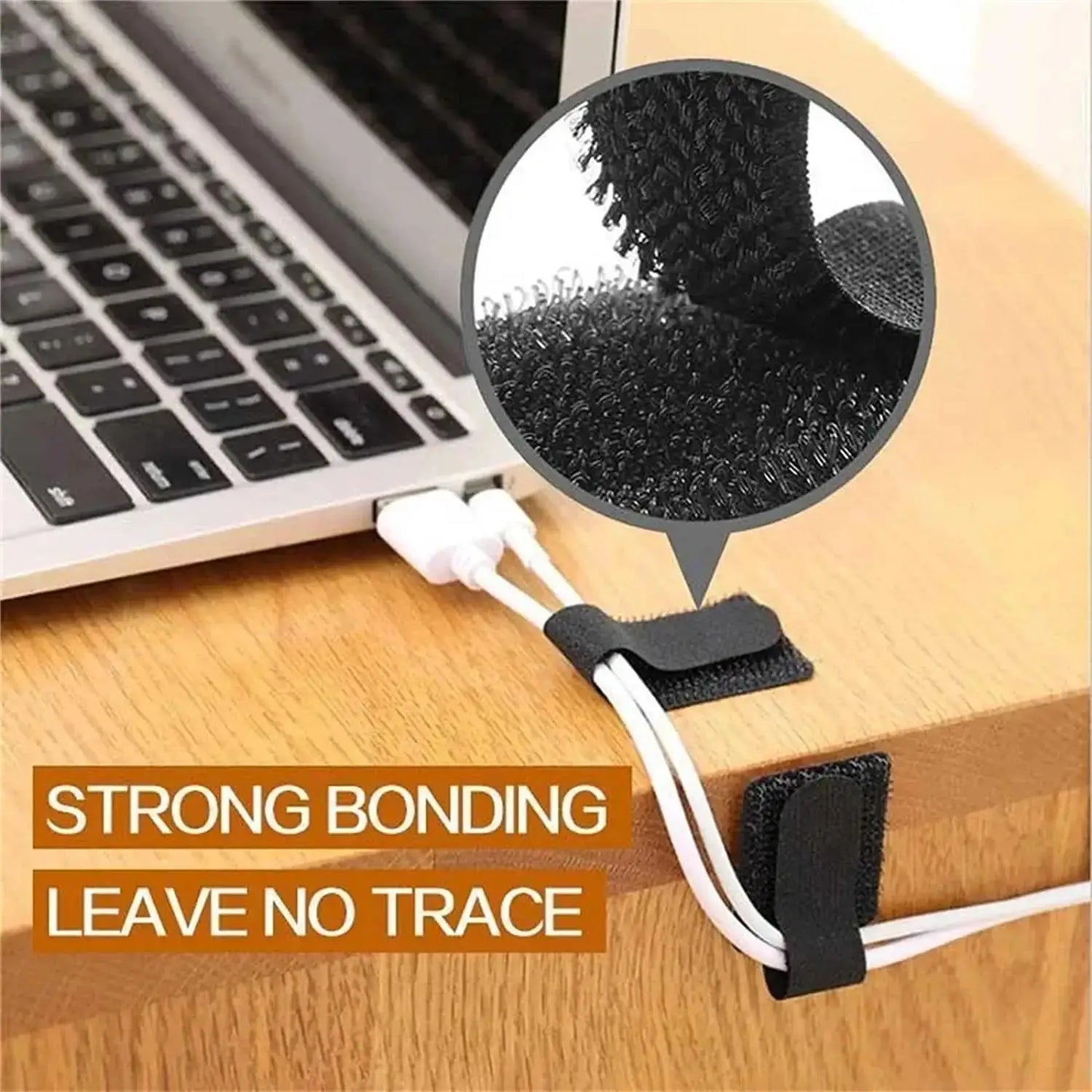 Reusable Adhesive Cable Organizer