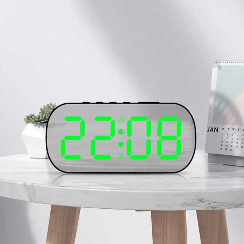 Digital LED Desk Clock with Alarm